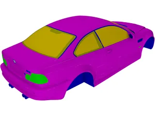 BMW M3 Body 3D Model