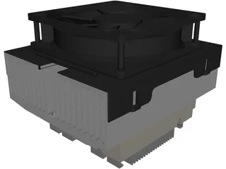 Peltier Junction Cooling 3D Model