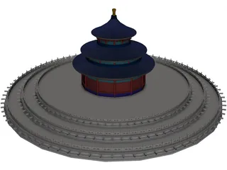 Temple of Heaven 3D Model