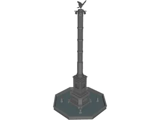 Eagle Monument 3D Model