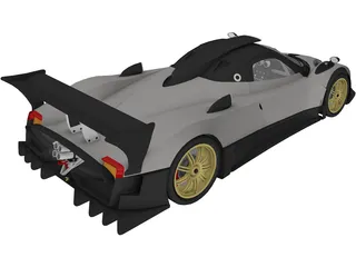 Pagani Zonda R (2009) 3D Model