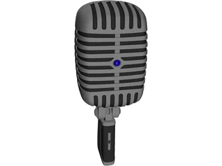 Microphone 3D Model