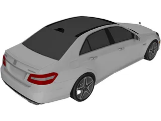 Mercedes-Benz E63 AMG (2011) 3D Model