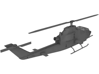 Bell AH-1 Cobra 3D Model