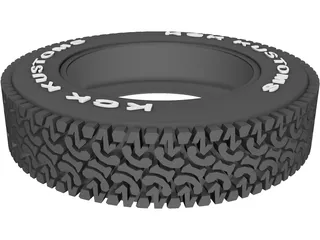 Tire KCK 35 Inch A/T 3D Model