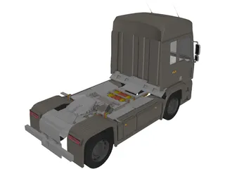 MAN TGA Steyr 3D Model