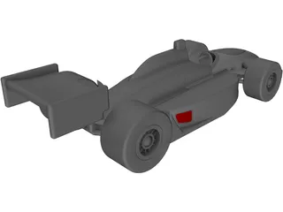 Indy Race Car 3D Model