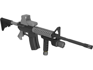 Colt M4 3D Model