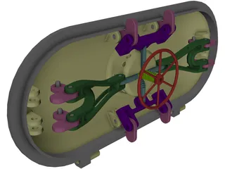 Hatch Pressure Assembly 3D Model