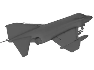 F-4 Phantom 3D Model