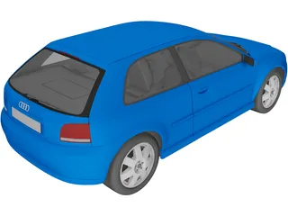 Audi A3 3D Model