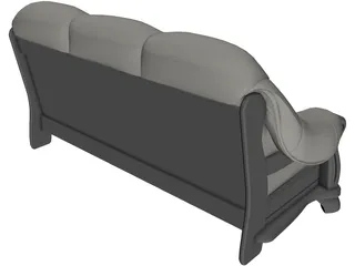 Sofa Leather 3D Model