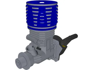 RC Engine 3D Model