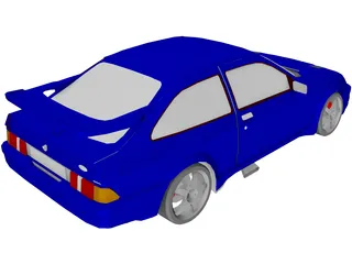 Ford Sierra RS Cosworth MK1 3D Model