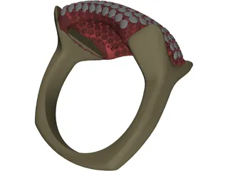 Ring With Diamond 3D Model