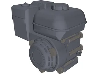 Honda GX200 Engine 3D Model