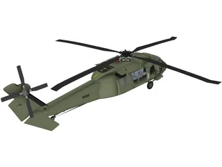 Sikorsky UH-60 Black Hawk 3D Model