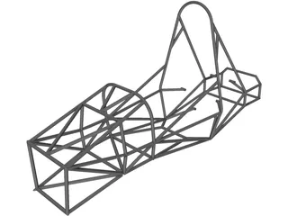 Chassis FSAE 3D Model