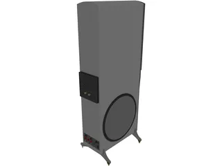 Klipsch KSP-400 Tower Speaker 3D Model