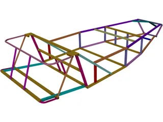 Frame Locost 3D Model