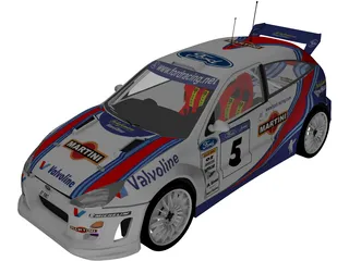 Ford Focus WRC 3D Model