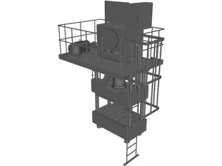 Press 600T 3D Model