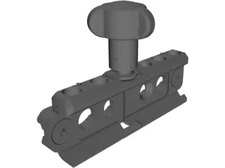 Picatinny Rail mount 3D Model