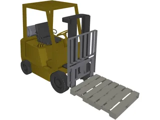 Forklift Yale 3D Model