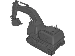 Excavator 3D Model