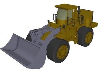 Front Loader 3D Model