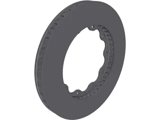 Brake Disc Front AP Racing 355mm 3D Model