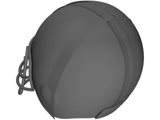 American Football Helmet 3D Model