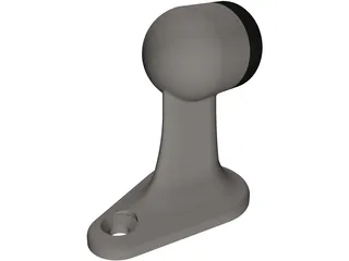 Floor Mounted Door Stop 3D Model