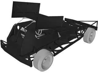 F1 Brisca Stockcar 3D Model