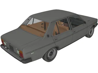 Fiat 131 Mirafiori 3D Model