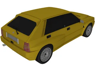 Lancia Delta HF Evo2 (1994) 3D Model