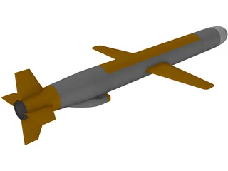 BGM-109 Tomahawk 3D Model