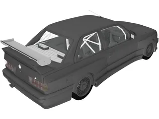 BMW M3 E30 (1991) 3D Model