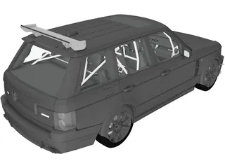 Range Rover Sport [Tuned] (2008) 3D Model