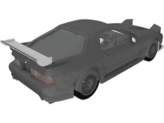 Mazda RX7 (1990) 3D Model