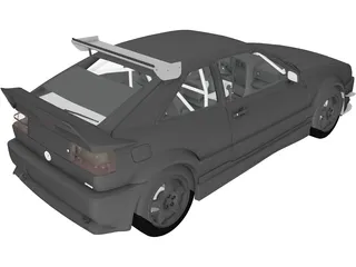 Volkswagen Corrado (1995) 3D Model