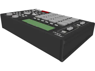 Akai MPC 1000 3D Model