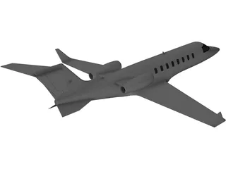 Bombardier Learjet 45 3D Model