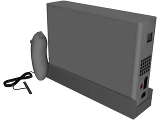 Nintendo Wii 3D Model