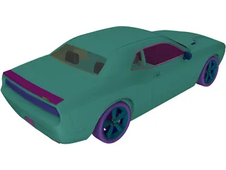 Dodge Challenger SRT8 3D Model