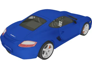 Porsche Cayman S 3D Model