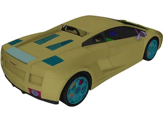 Lamborghini Gallardo 3D Model