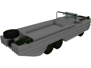 DUKW 3D Model