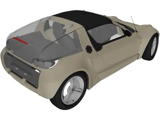 SMART Roadster 3D Model