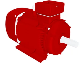 Electric Motor DM1-160L-18.5kW 3D Model